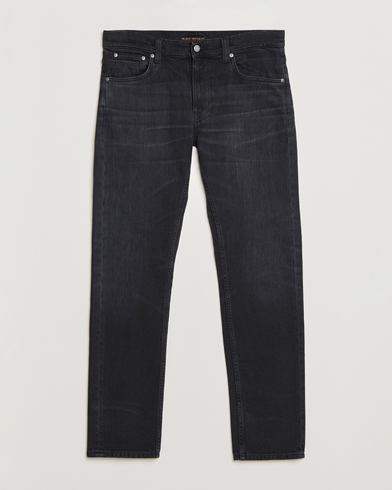Nudie Jeans Lean Dean Jeans Deep Tracks – Sort