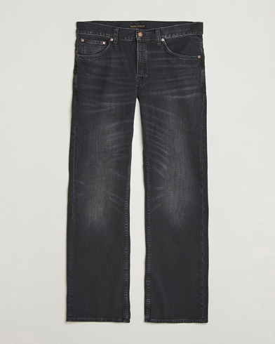 Nudie Jeans Flare Glenn Jeans Black Storm – Sort