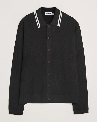 J.Lindeberg Willem Structured Cardigan Black – Sort