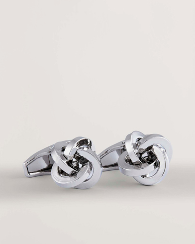 Amanda Christensen Knot Cufflink Silver – Sølv