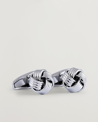 Amanda Christensen Knot Cufflink Silver – Sølv