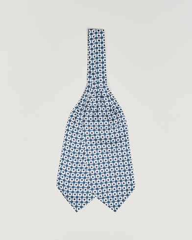 Amanda Christensen Silk Twill Medallion Ascot White – Hvid