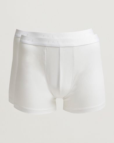 Falke 2-Pack Cotton Boxer Briefs White – Hvid