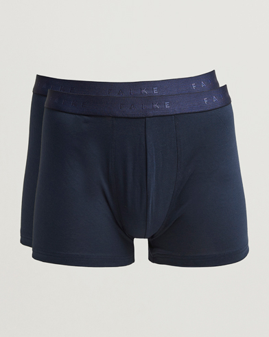 Herre | Falke | Falke 2-Pack Cotton Boxer Briefs Midnight