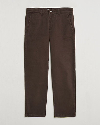 NN07 Aden Regular Fit Chinos Demitasse Brown – Brun