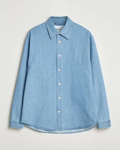 NN07 Casper Denim Overshirt Blue – Blå