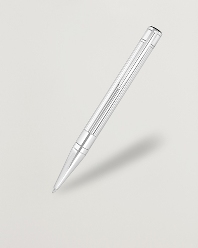 S.T. Dupont D-Initial Ballpoint Pen Chrome – Sølv