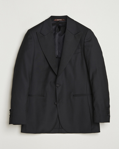 Morris Loro Piana Tuxedo Jacket Black – Sort