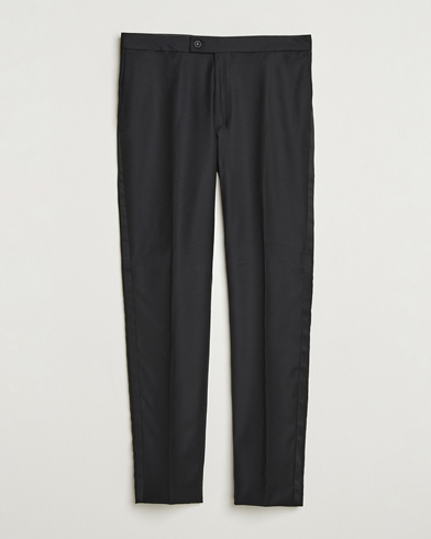 Morris Loro Piana Tuxedo Trousers Black – Sort
