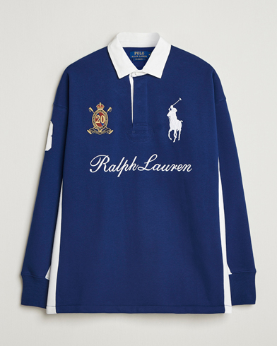 Polo Ralph Lauren Big Pony Rugby Sweater Fall Royal – Blå