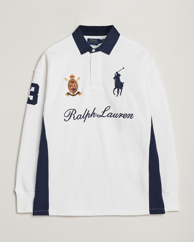 Polo Ralph Lauren Big Pony Rugby Sweater White – Hvid