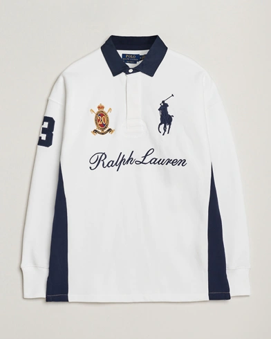 Polo Ralph Lauren Big Pony Rugby Sweater White – Hvid
