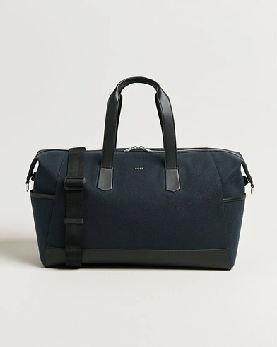 BOSS BLACK Dakkar Holdall Dark Blue – Blå