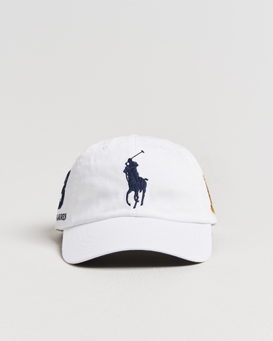 Polo Ralph Lauren Big Pony Twill Cap Ceramic White – Hvid
