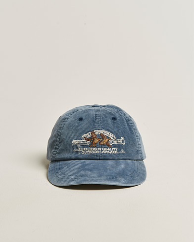 Polo Ralph Lauren Corduroy Bill Cap Faded Navy – Blå