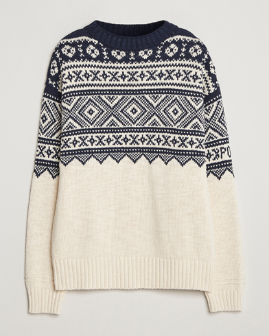 Polo Ralph Lauren Cotton/Cashmere Sweater Cream Combo – Hvid