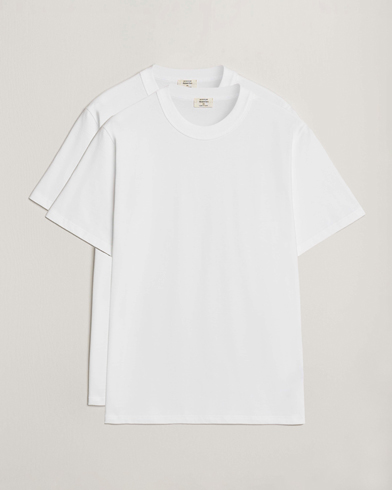 Armor Lux for Care of Carl 2-Pack Heritage Callac T-Shirt White/White – Hvid