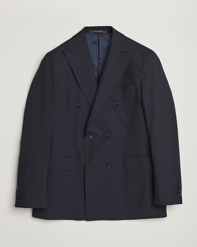 Oscar Jacobson Farris Wool Blazer Navy – Blå