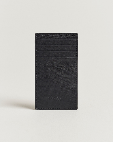Oscar Jacobson Card Holder Leather Black – Sort