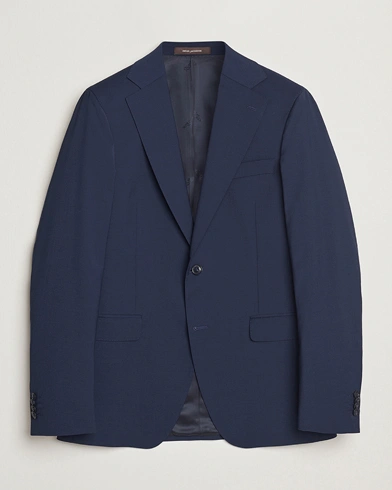 Herre | Oscar Jacobson | Oscar Jacobson Ego Wool Blend Blazer Navy