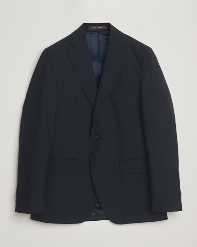 Oscar Jacobson Fogerty Wool Blazer Navy – Blå