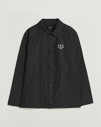 A.P.C. Rue Madame Coach Jacket Black – Sort