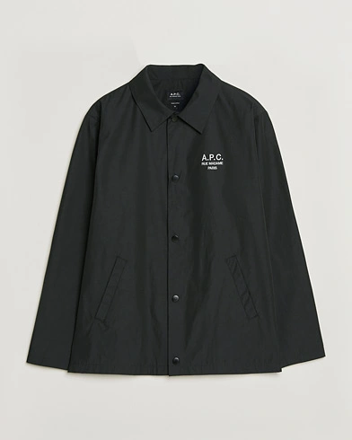 A.P.C. Rue Madame Coach Jacket Black – Sort