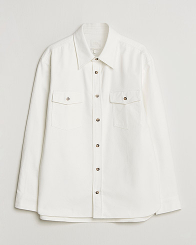 A.P.C. Brushed Cotton Overshirt White – Hvid