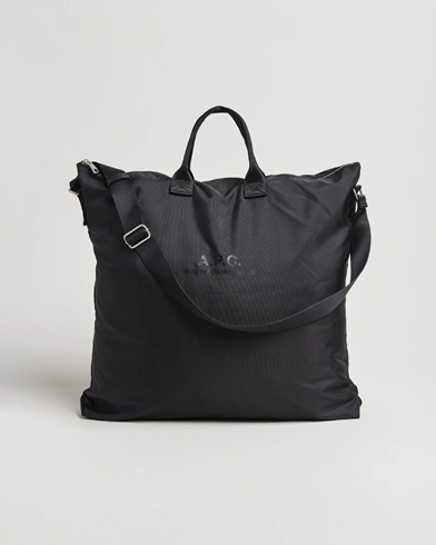 A.P.C. Backstage Nylon Cordura Tote Bag Black – Sort