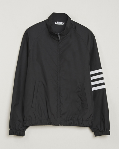 Thom Browne Raglan 4 Bar Nylon Jacket Black – Sort