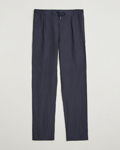 Ralph Lauren Purple Label Dorset Drawstring Trousers Chairman Navy – Blå