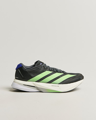 adidas Performance Adizero Boston 13 Black/Lime – Grøn