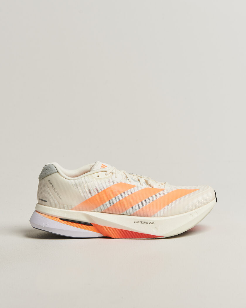 adidas Performance Adizero Boston 13 White/Orange – Hvid