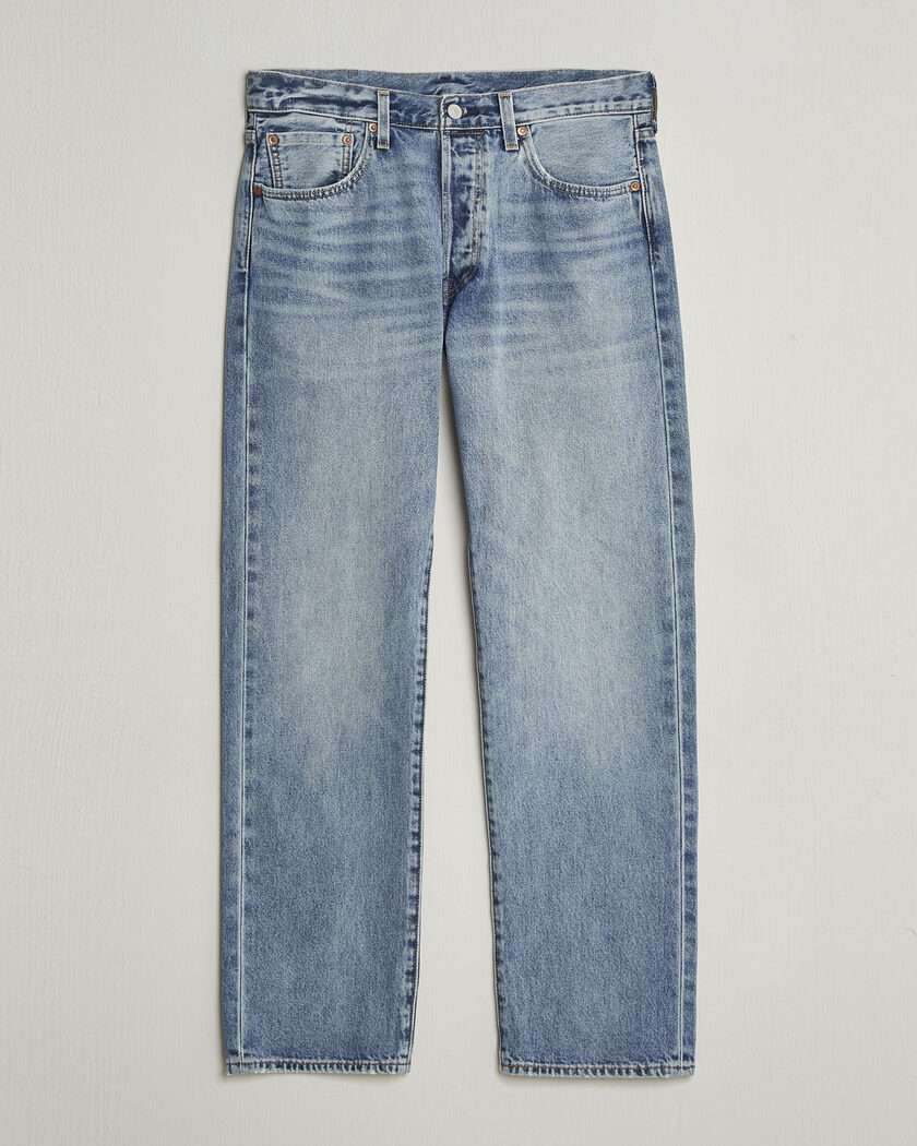 Levi's 501 Original Jeans Beautiful Disaster Selvage – Blå