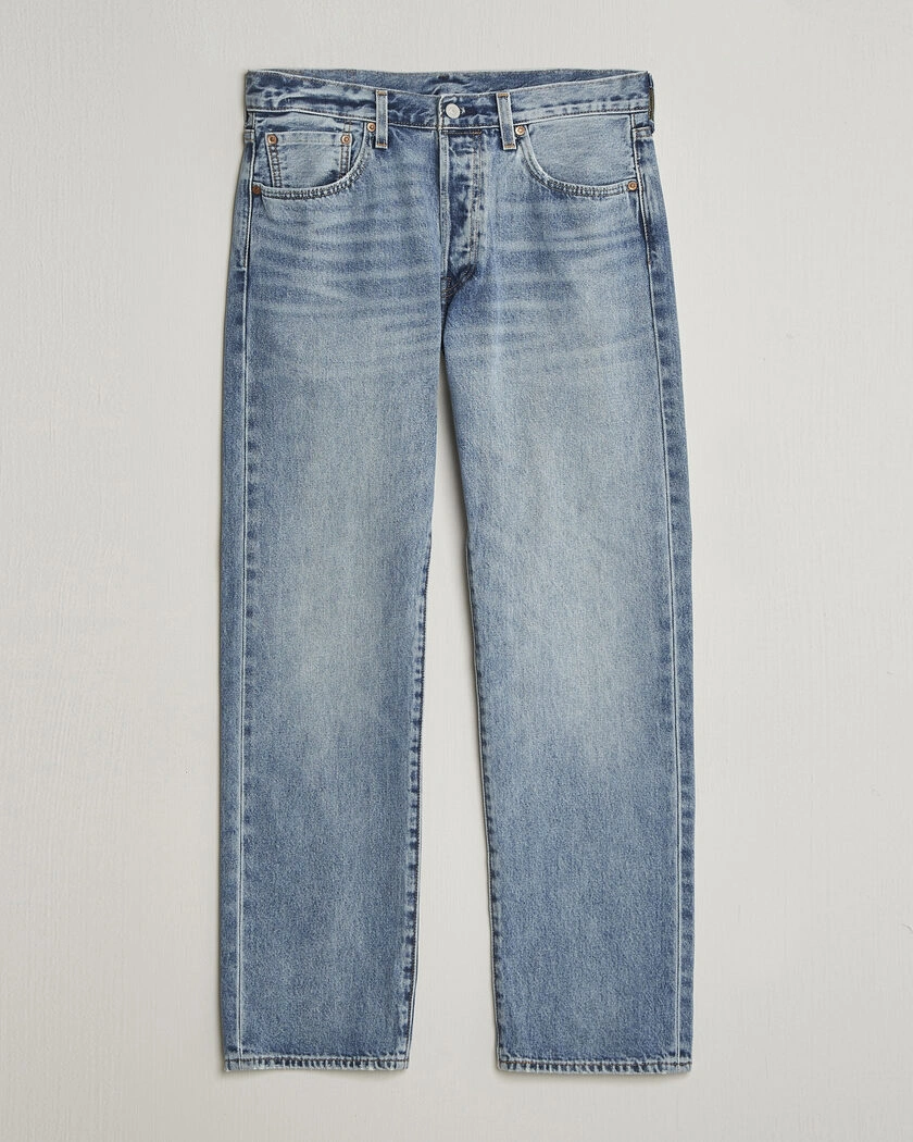 Levi's 501 Original Jeans Beautiful Disaster Selvage – Blå