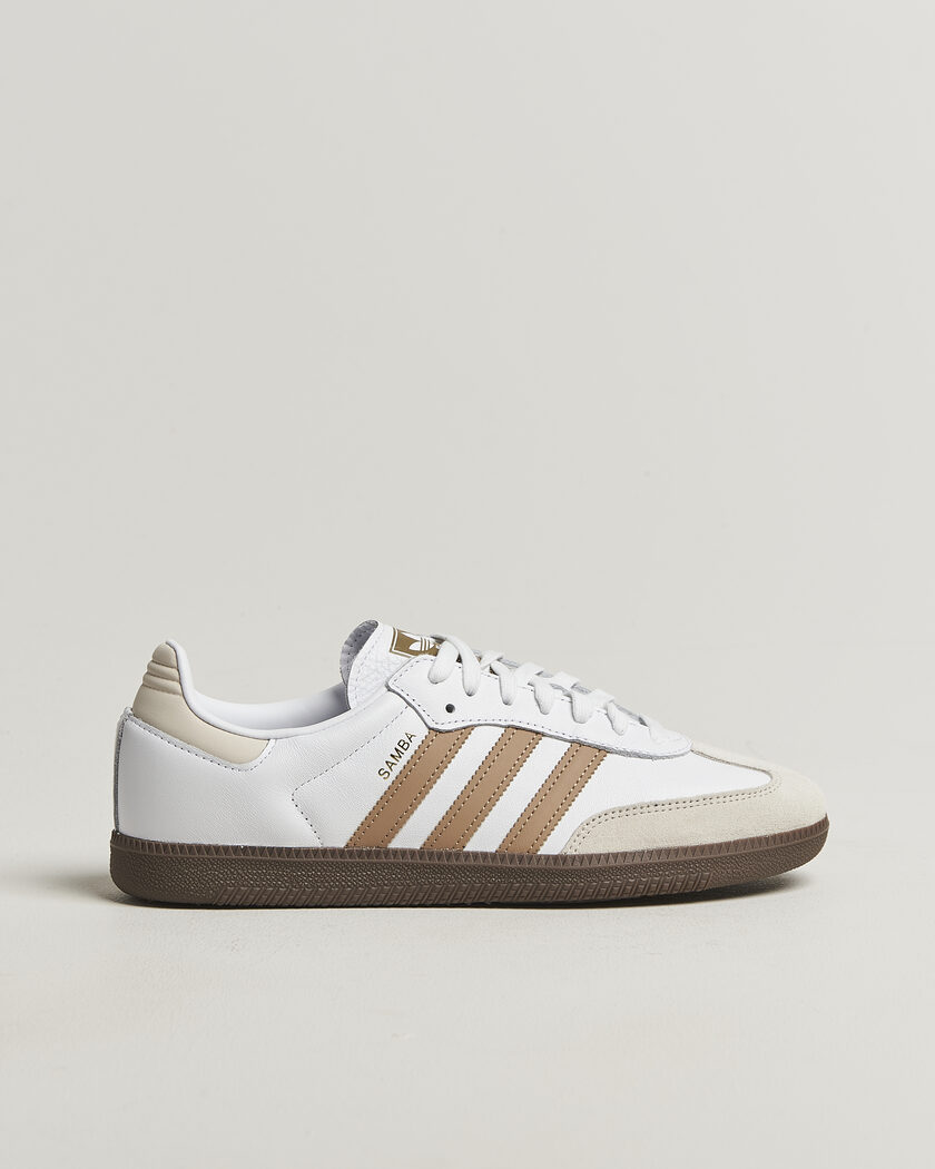 adidas Originals Samba OG Sneaker White/Brown – Hvid