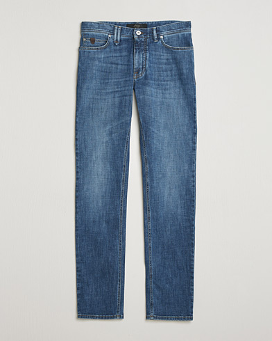 Brioni 5-Pocket Denim Medium Blue Wash – Blå