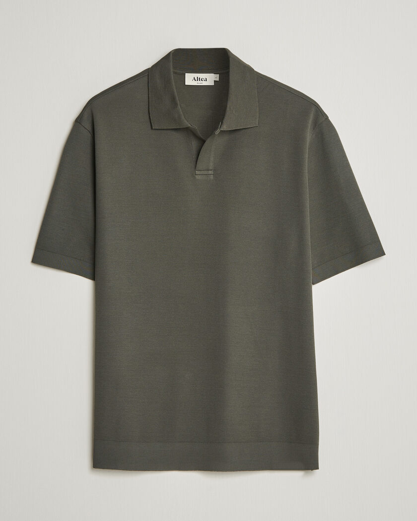 Altea Jersey Piquet Polo Dark Green – Grøn