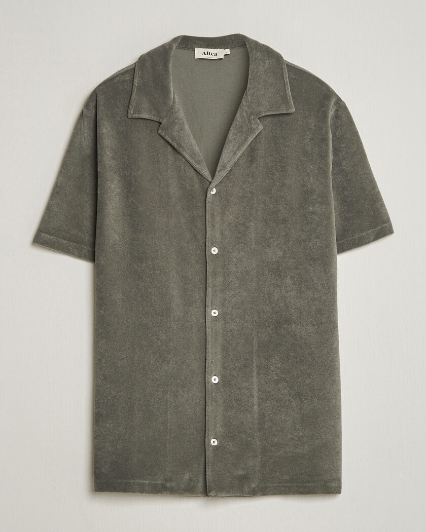 Altea Terry Bowling Shirt Olive – Grøn