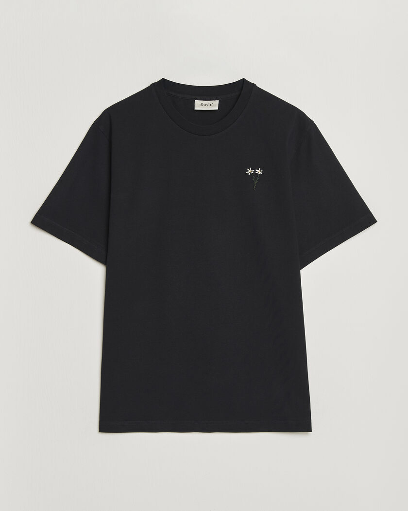 Forét Posy T-Shirt Black – Sort