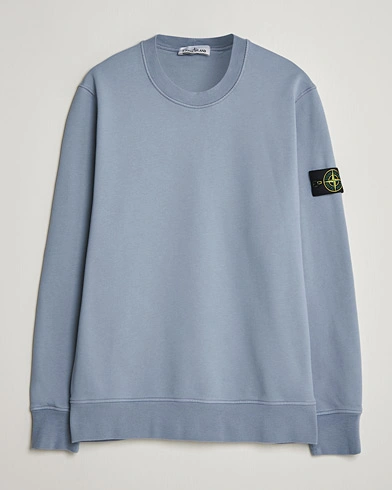 Stone Island Garment Dyed Fleece Sweatshirt Dark Blue – Blå