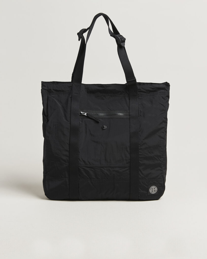 Stone Island Nylon Tote Bag Black – Sort