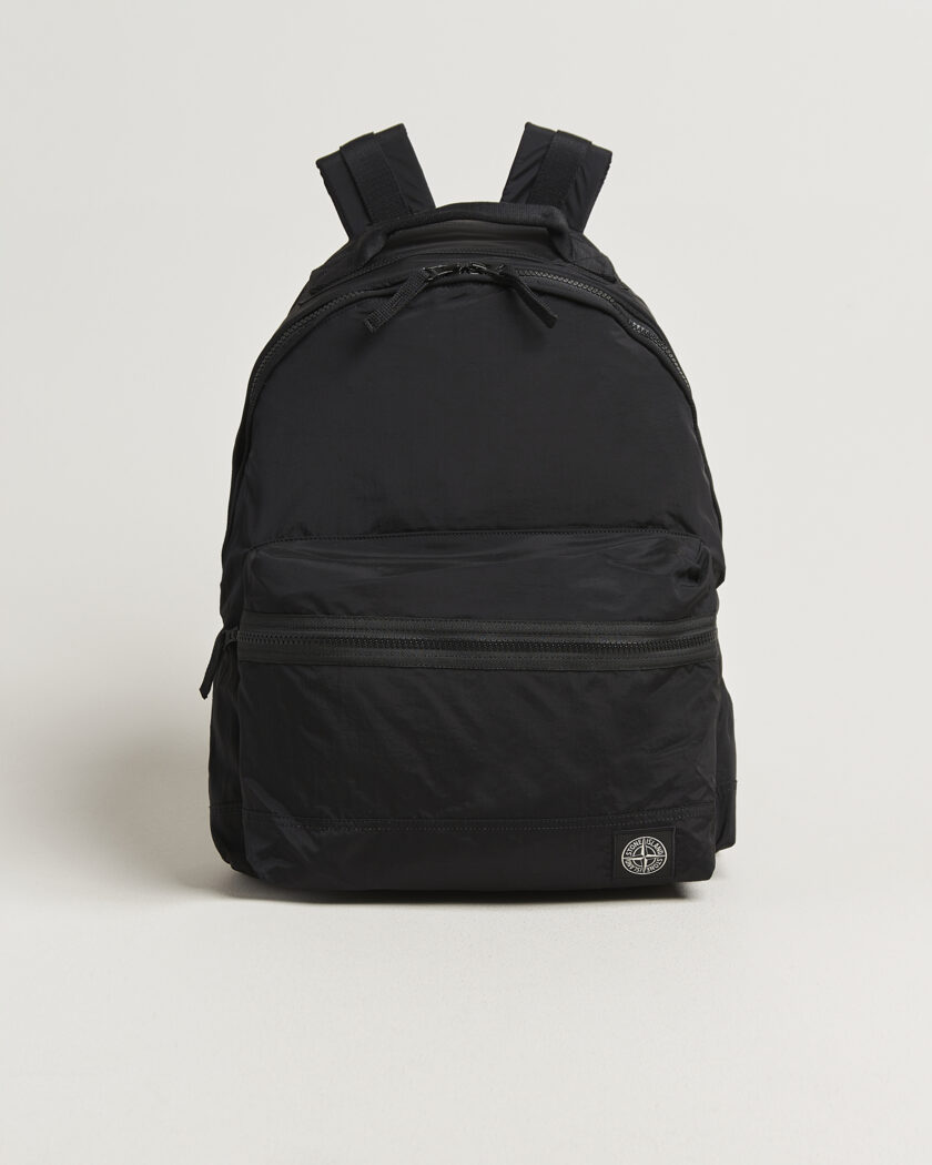 Stone Island Nylon Metal Backpack Black – Sort