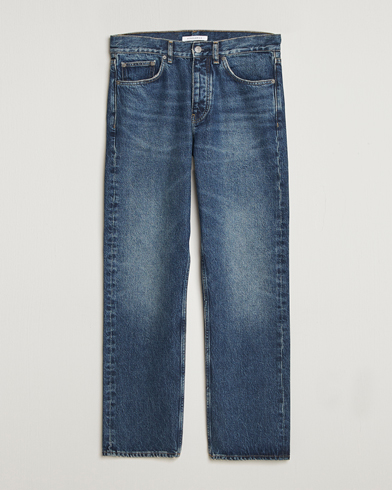Sunflower Standard Jeans Dark Blue Worn – Blå