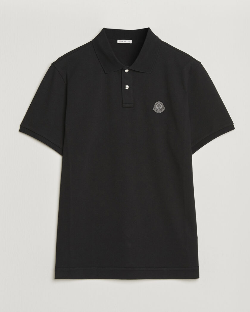 Moncler Luxury Logo Polo Black – Sort
