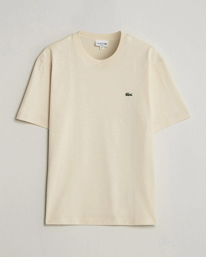Lacoste Crew Neck T-Shirt Naturel Clair – Beige