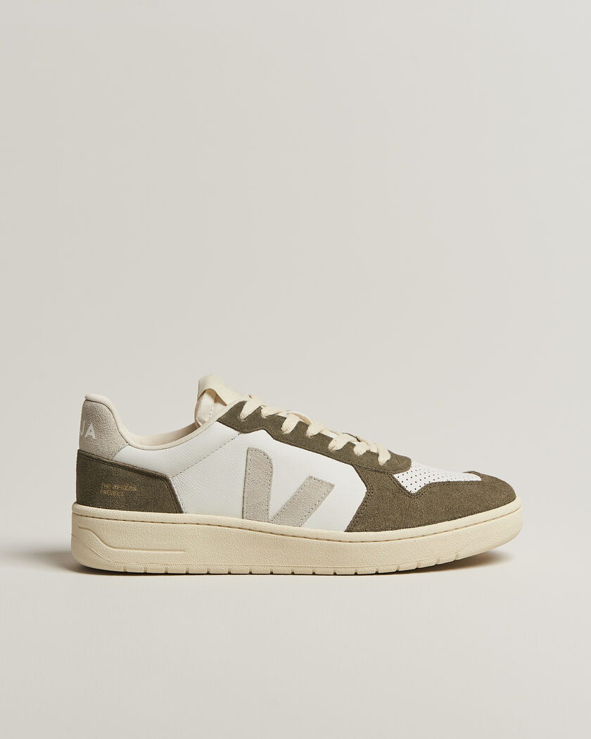 Veja V-82 Sneaker White/Natural Khaki – Hvid