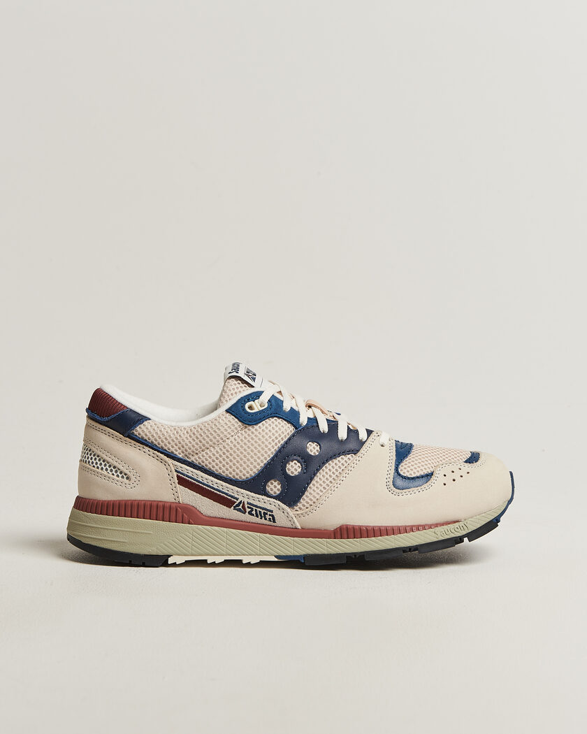 Saucony Azura Lux Running Sneaker Tofu/Dress Blue – Hvid