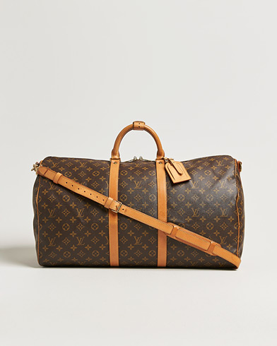 Louis Vuitton Pre-Owned Keepall Bandouliére 55 Monogram – Brun