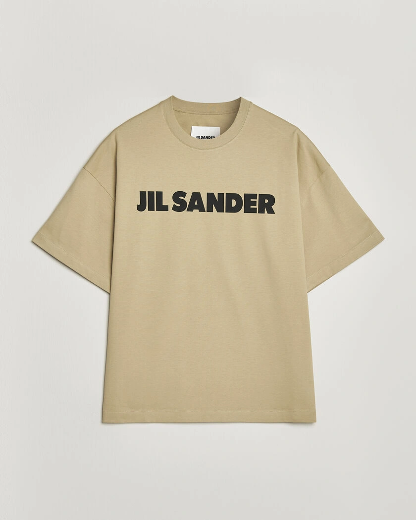 Jil Sander Short Sleeve Logo T-Shirt Khaki – Beige